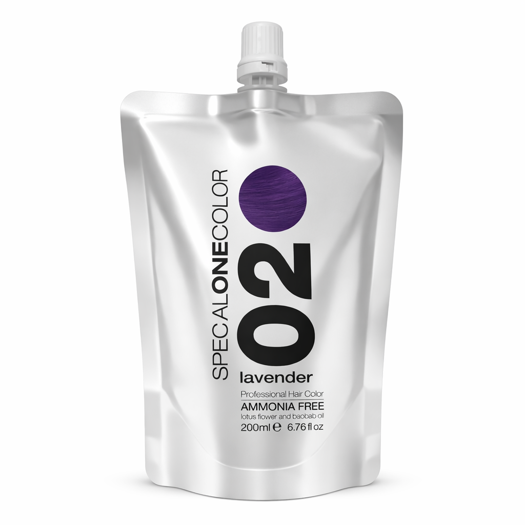 Ammonia-Free Semi-Permanent Hair Color Mask - 02-Lavender