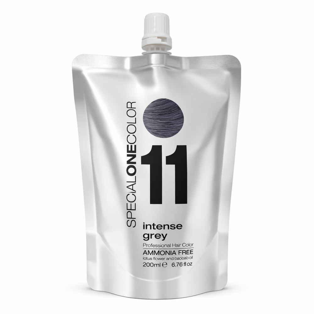 Ammonia-Free Semi-Permanent Hair Color Mask - 11-Intense Grey