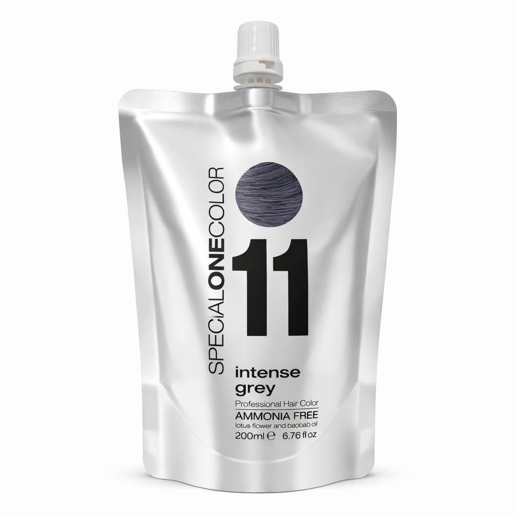 Ammonia-Free Semi-Permanent Hair Color Mask - 11-Intense Grey