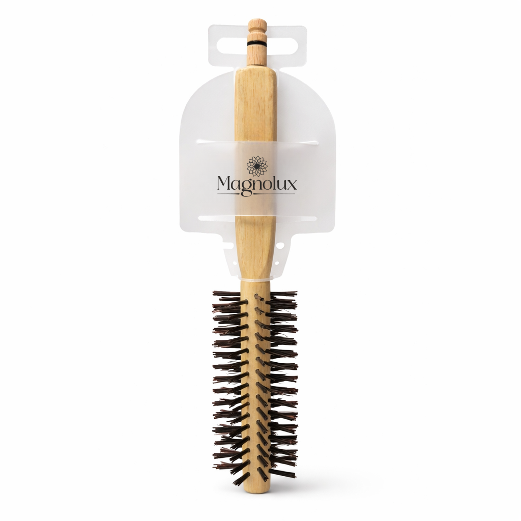 Magnolux Wooden Round Hair Brush - 13 mm