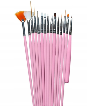 15-Piece Nail Art Brush Set