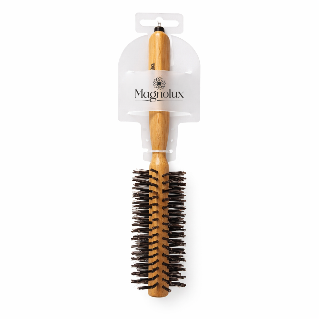 Magnolux Wooden Round Hair Brush - 16 mm