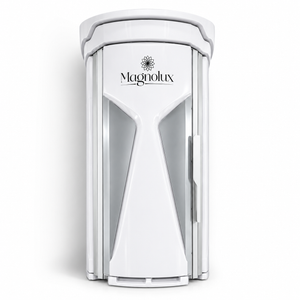 Magnolux Professional Tanning Machine | Vertical Solarium with German Cosmedico Lamps