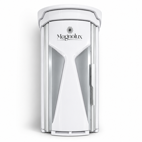 Magnolux Professional Tanning Machine | Vertical Solarium with German Cosmedico Lamps