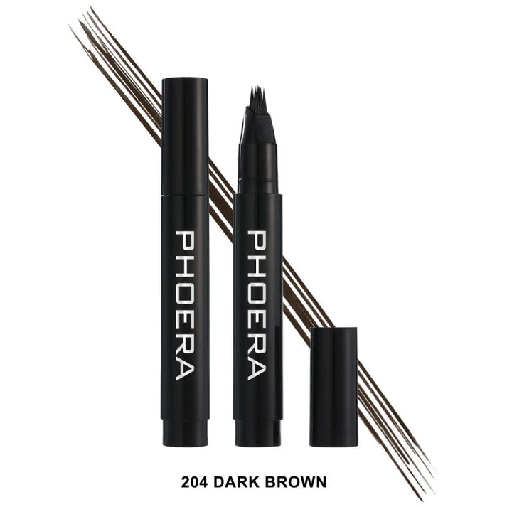Phoera Instant Hair-like Eyebrow Pen - 204 dark brown