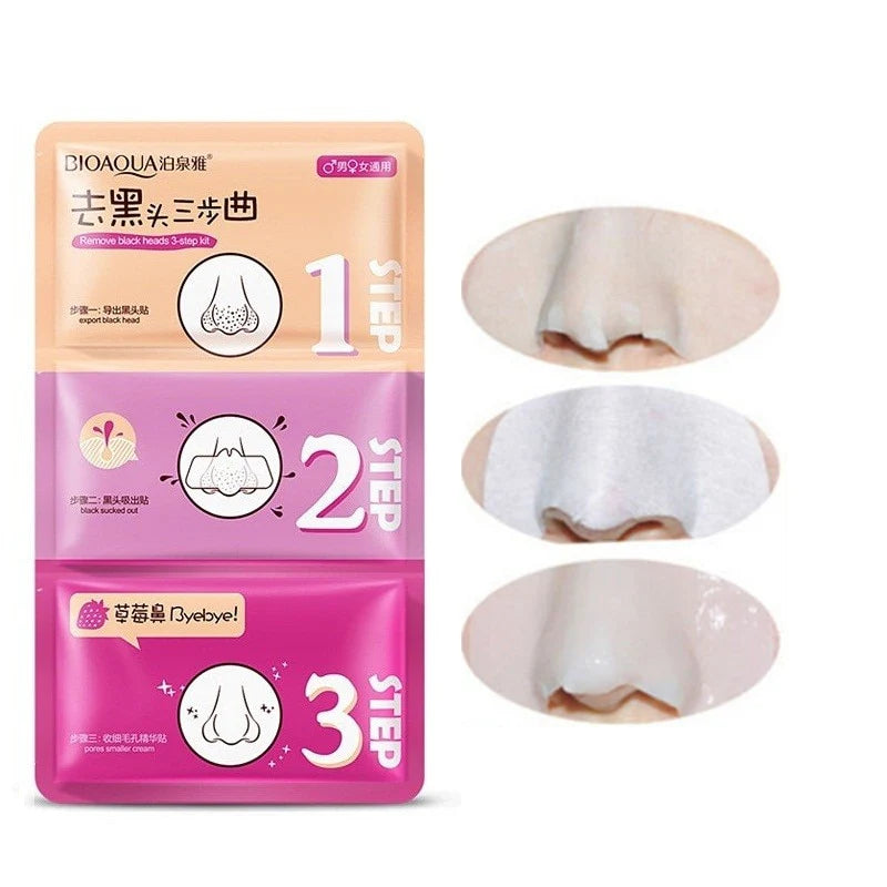 3-Step Blackhead Removal Nose Kit