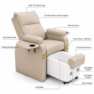 Pedicure Spa Chair with Foot Bath