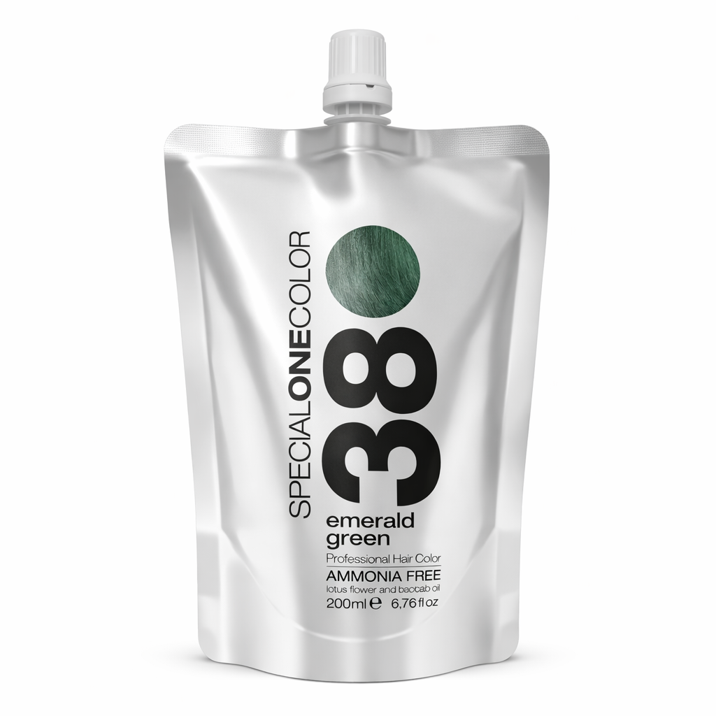 Ammonia-Free Semi-Permanent Hair Color Mask - 38-Emerald Green