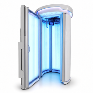 Magnolux Professional Tanning Machine | Vertical Solarium with German Cosmedico Lamps
