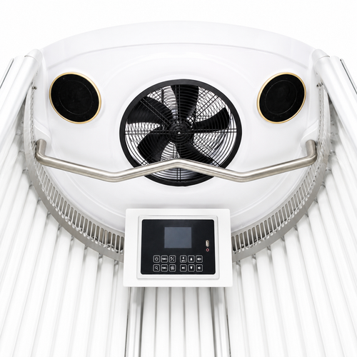 Magnolux Professional Tanning Machine | Vertical Solarium with German Cosmedico Lamps