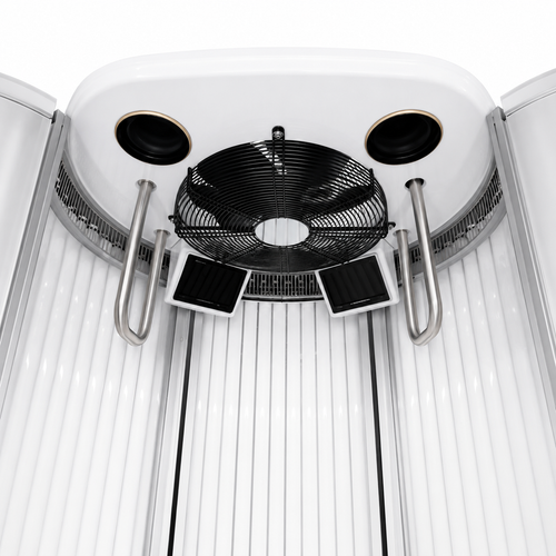 Magnolux Professional Tanning Machine | Vertical Solarium with German Cosmedico Lamps