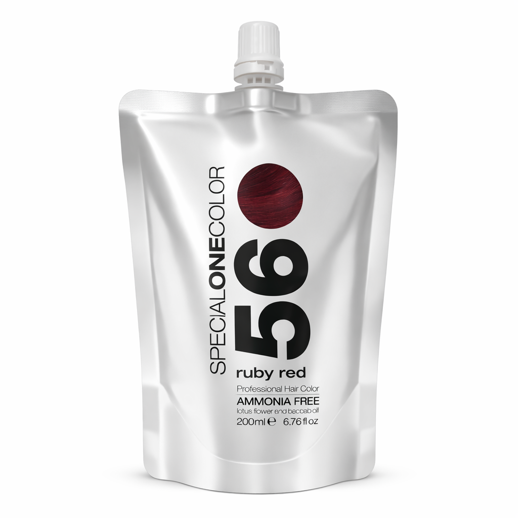 Ammonia-Free Semi-Permanent Hair Color Mask - 56-Ruby Red