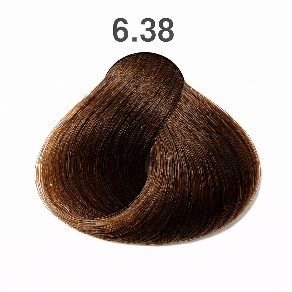 Magnolux Hair Color Dye - 6.38 - Dark Hazelnut Blonde