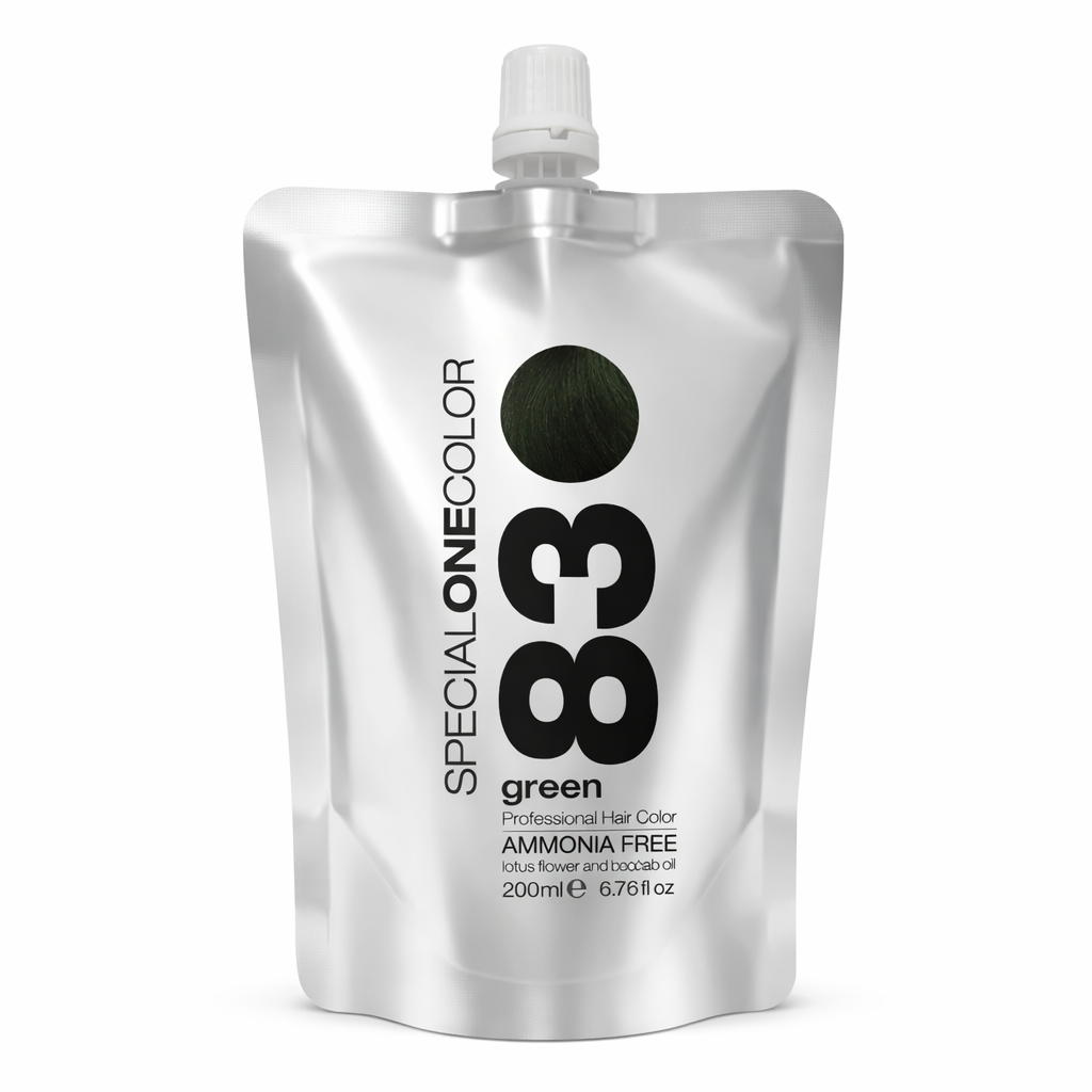 Ammonia-Free Semi-Permanent Hair Color Mask - 83-Green