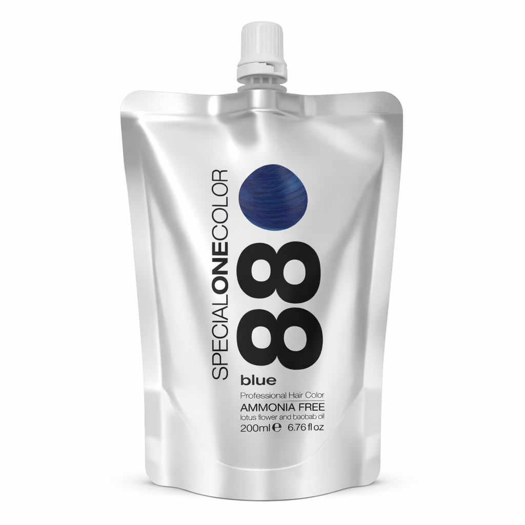 Ammonia-Free Semi-Permanent Hair Color Mask - 88-Blue