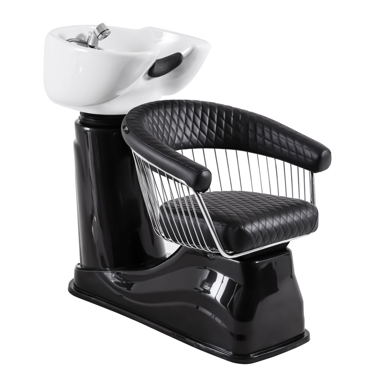 Luxury Shampoo Backwash Unit - Silver