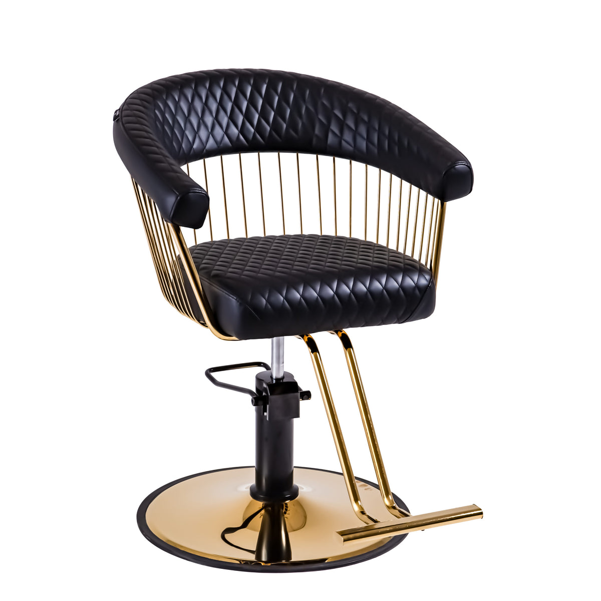 U-Shape Salon Styling Chair - Gold