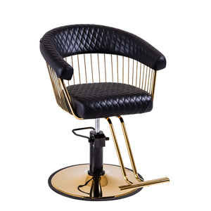 U-Shape Salon Styling Chair - Gold