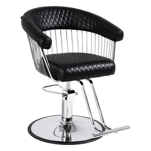 U-Shape Salon Styling Chair - Silver