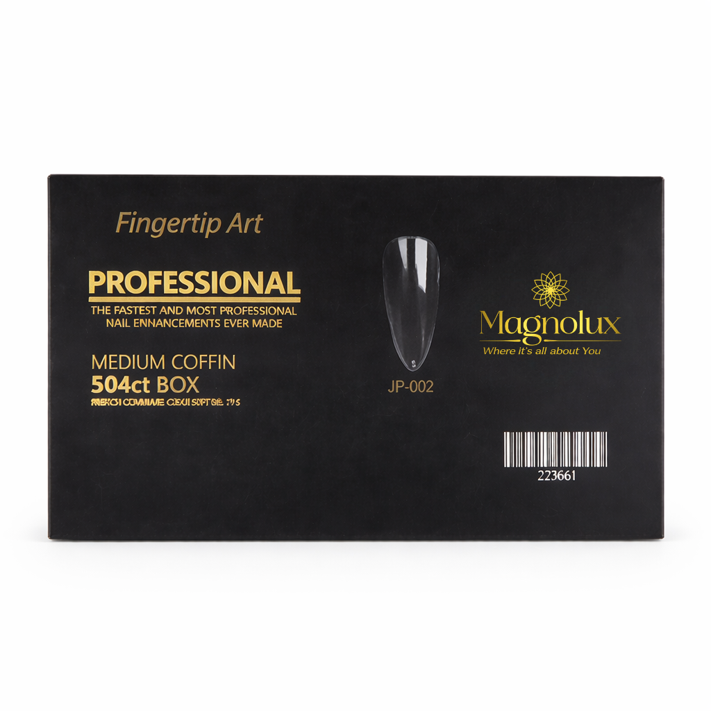 Magnolux Professional Soft Gel Tips - Transparent Almond