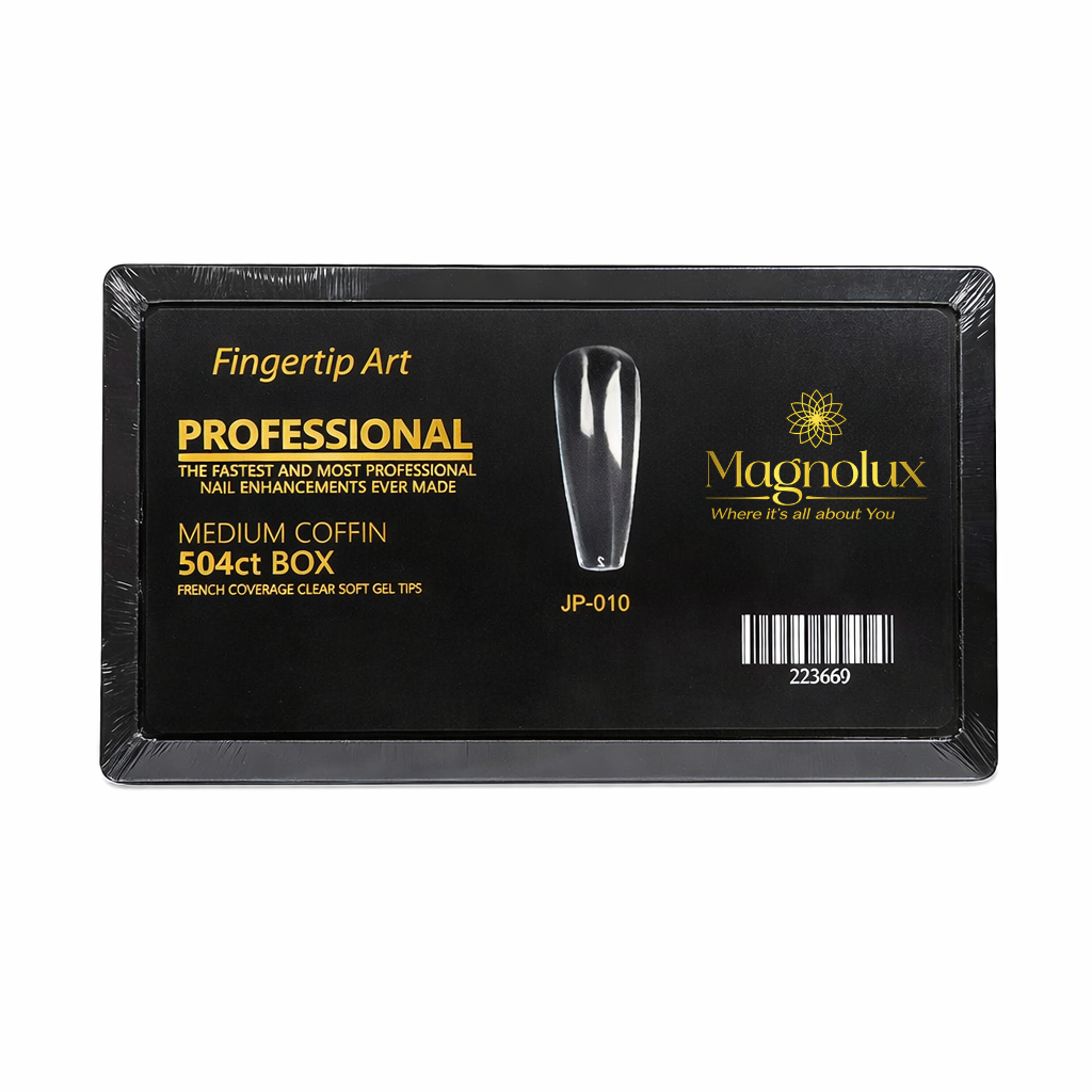Magnolux Professional Soft Gel Tips - Transparent Ballerina
