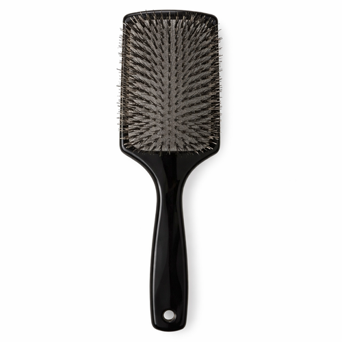 Bristle Paddle Detangling Hair Brush - Black