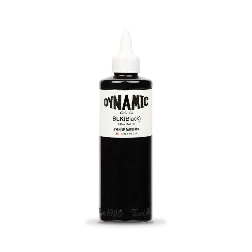 Dynamic Black Tattoo Ink - 240ml