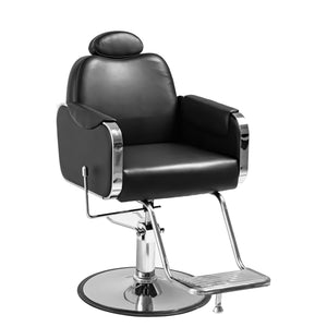 Reclining Salon Styling Chair - Black