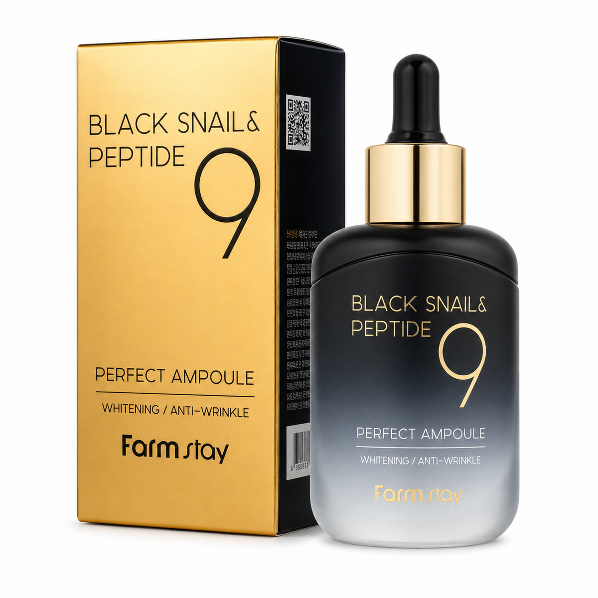 Farmstay Black Snail & Peptide 9 Perfect Ampoule