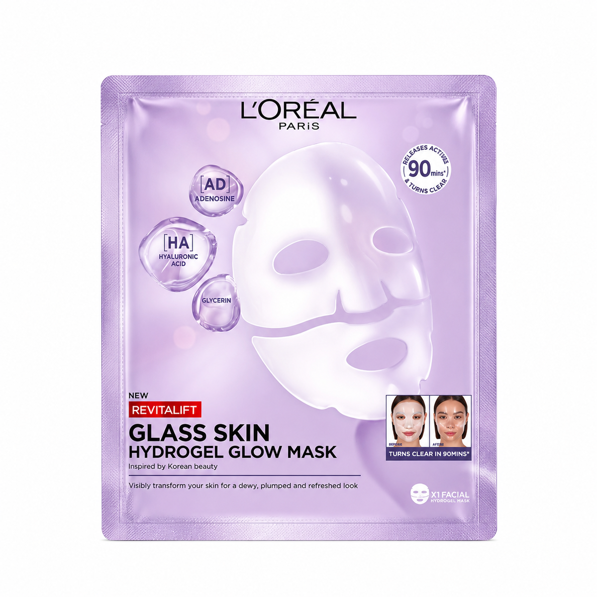 L'Oréal Paris Glass Skin Hydrogel Glow Mask