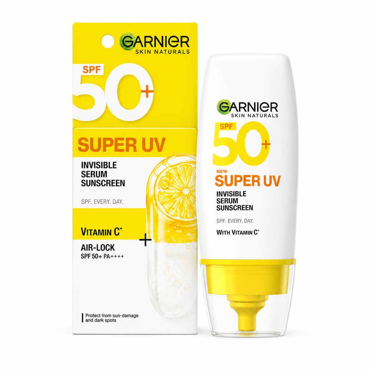 Garnier Super UV Invisible Serum Sunscreen SPF 50+ with Vitamin C