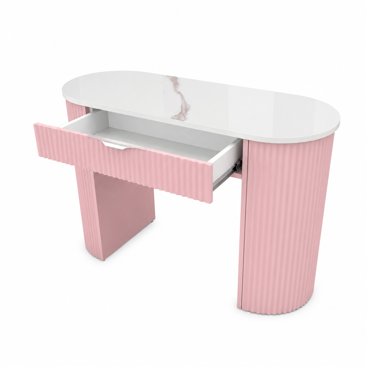 Luxury Manicure Table with Storage Drawer