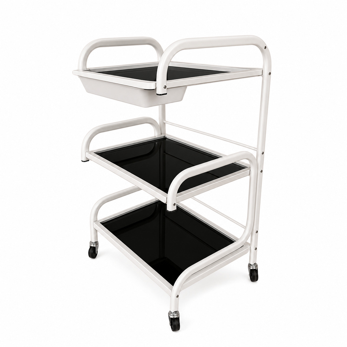 3-Tier Glass Trolley