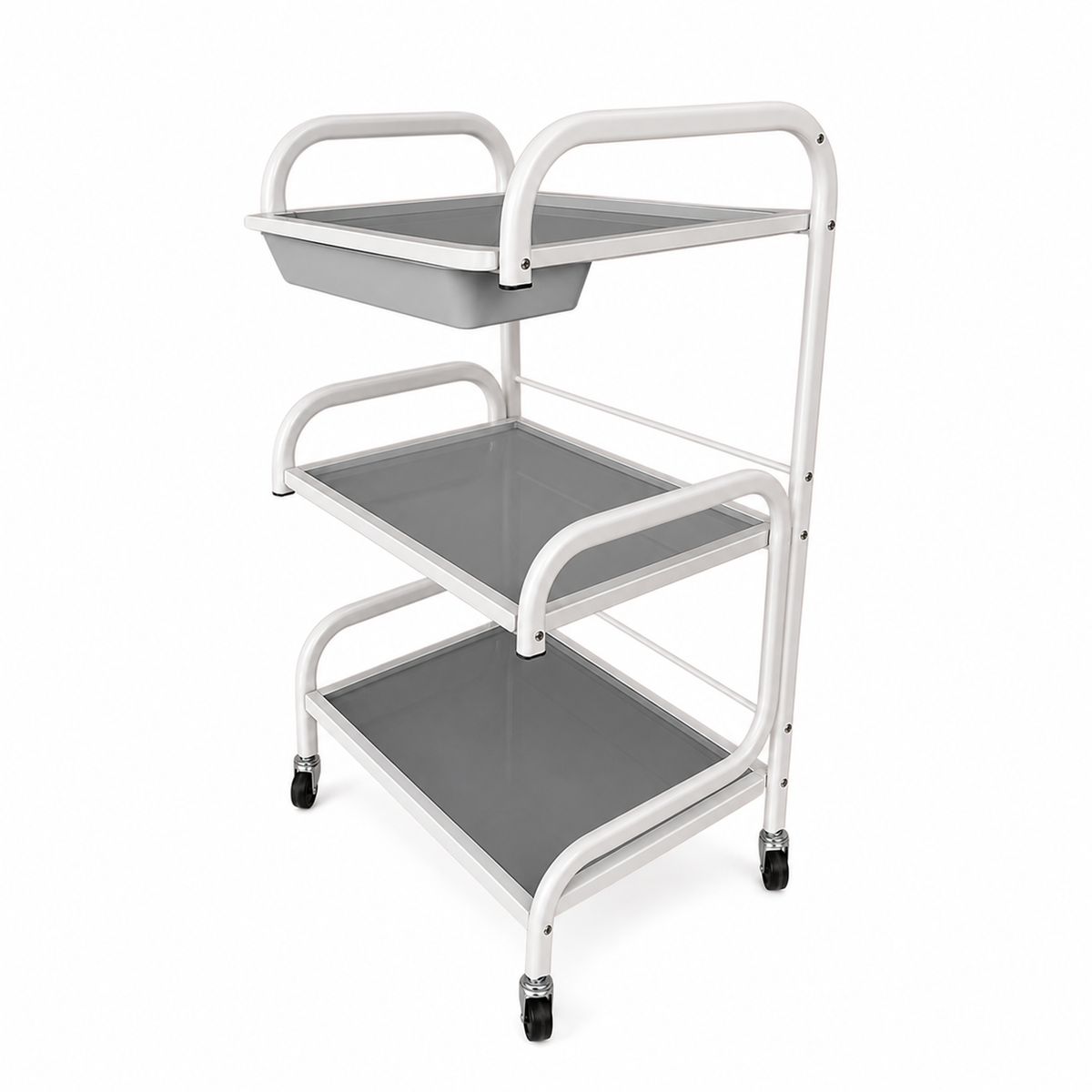 3-Tier Glass Trolley