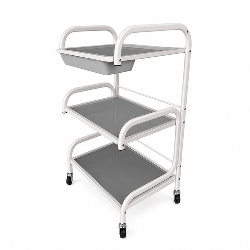 3-Tier Glass Trolley