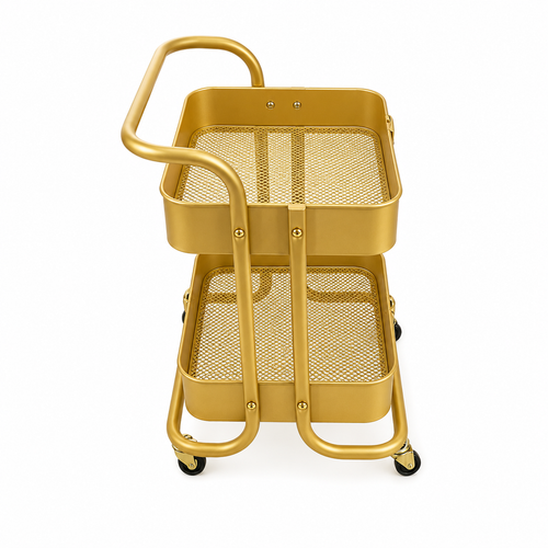 2-Tier Metal Trolley