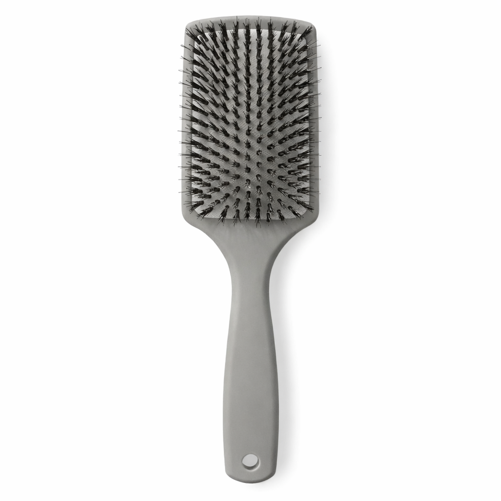 Bristle Paddle Detangling Hair Brush - Grey
