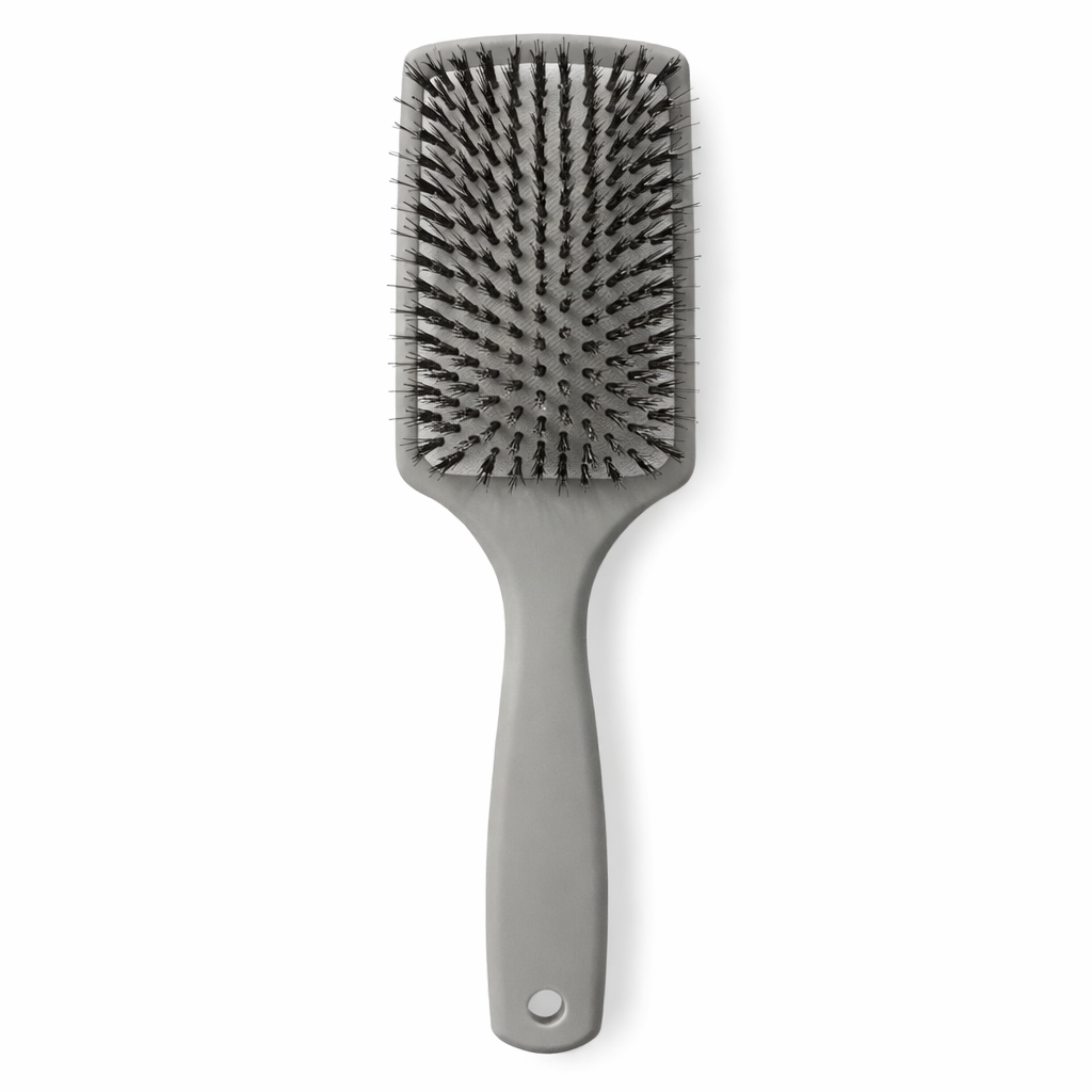 Bristle Paddle Detangling Hair Brush - Grey