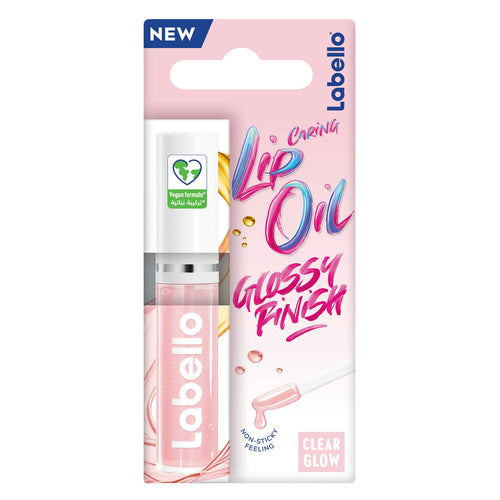 Labello Caring Lip Oil – Glossy Finish Clear Glow
