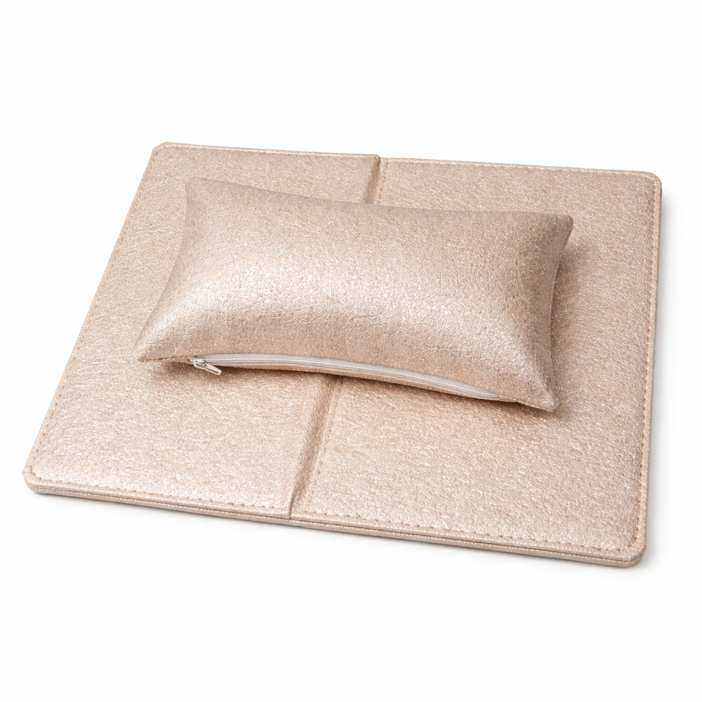 Nail Table Mat & Pillow - Pink
