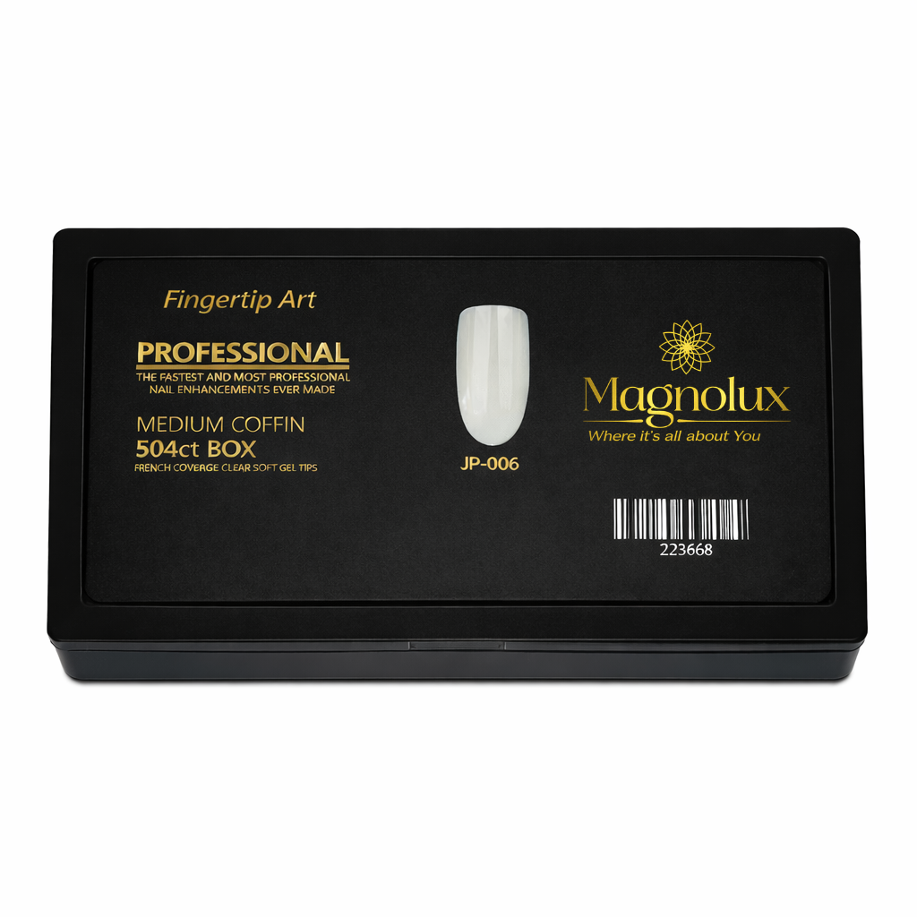 Magnolux Professional Soft Gel Tips - White Round
