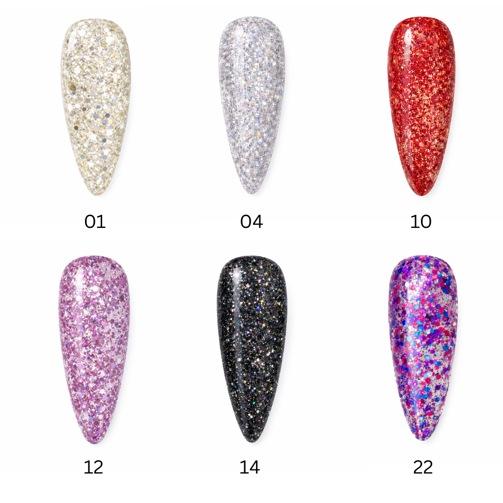 Magnolux Solid Glitter Gel