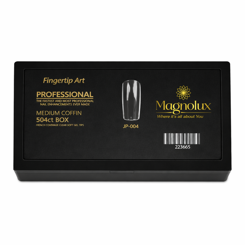 Magnolux Professional Soft Gel Tips - Transparent Square