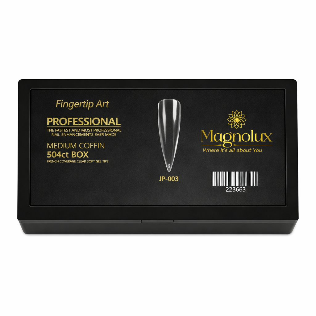 Magnolux Professional Soft Gel Tips - Transparent Stiletto
