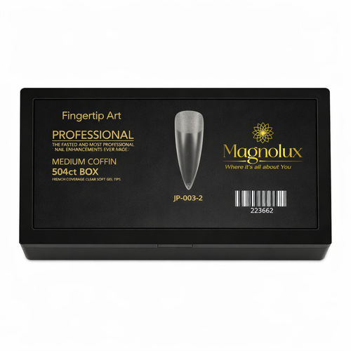 Magnolux Professional Soft Gel Tips - Half Matte Stiletto