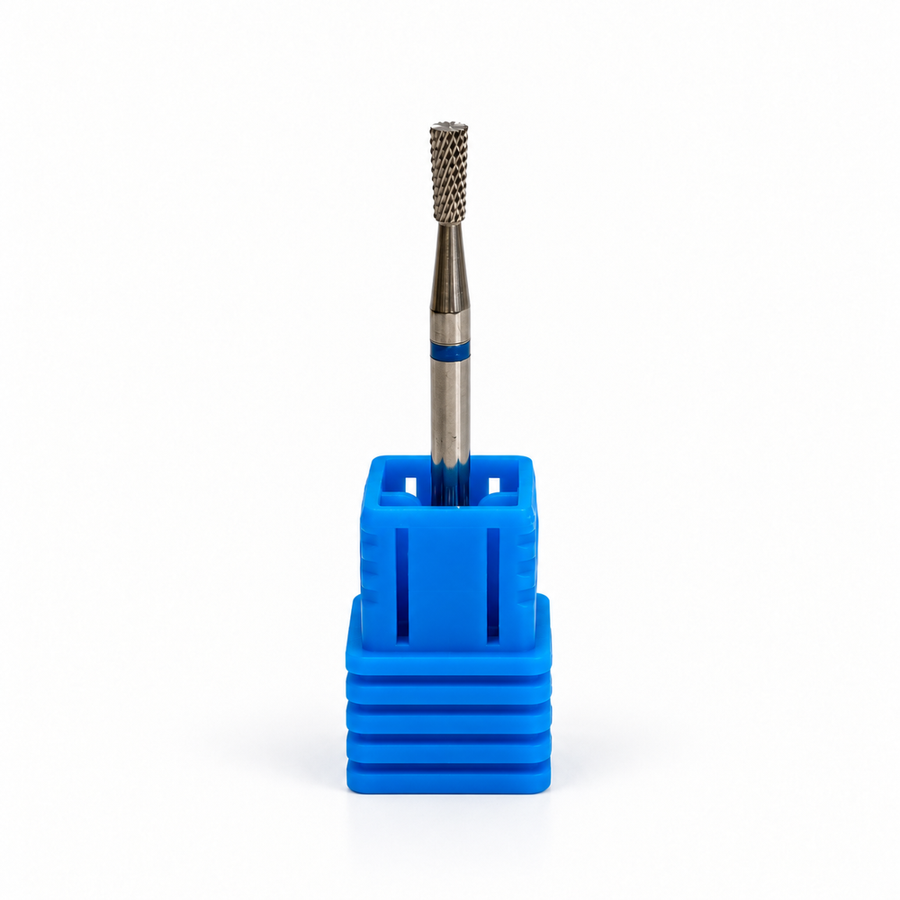 Small Flat-Top Barrel Nail Drill Bit