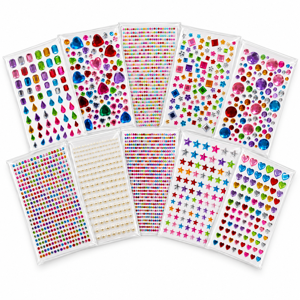 Bedazzled Stickers – 10 Pieces