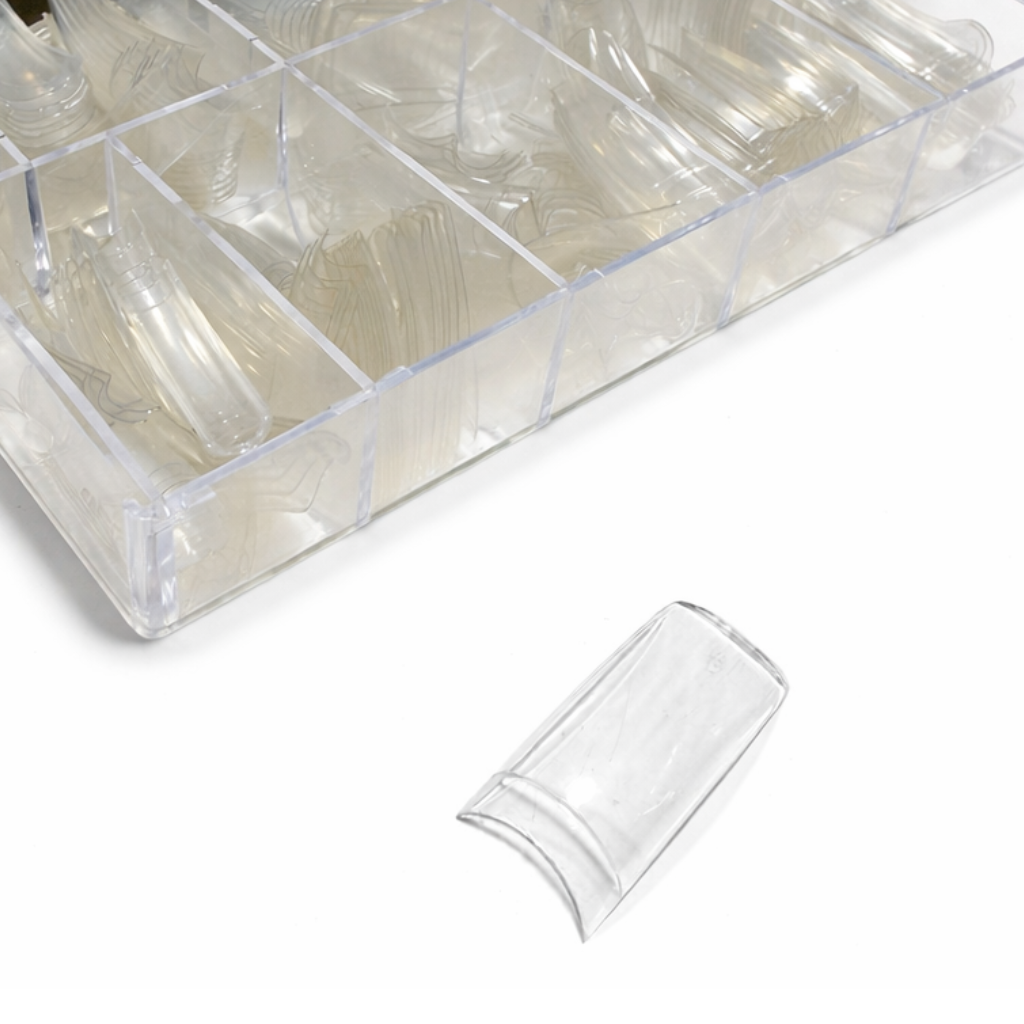Magnolux Half Nail Tips Box - Transparent Square 1