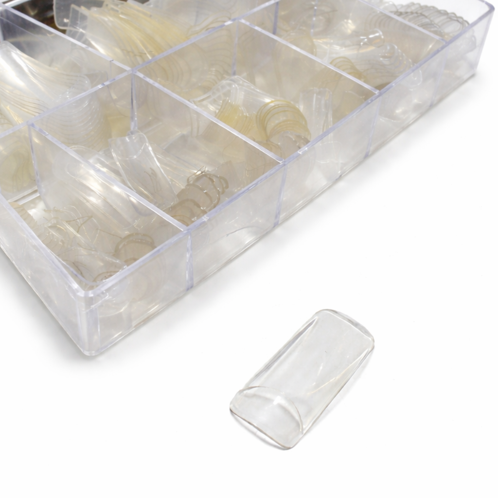 Magnolux Half Nail Tips Box - Transparent Square 2