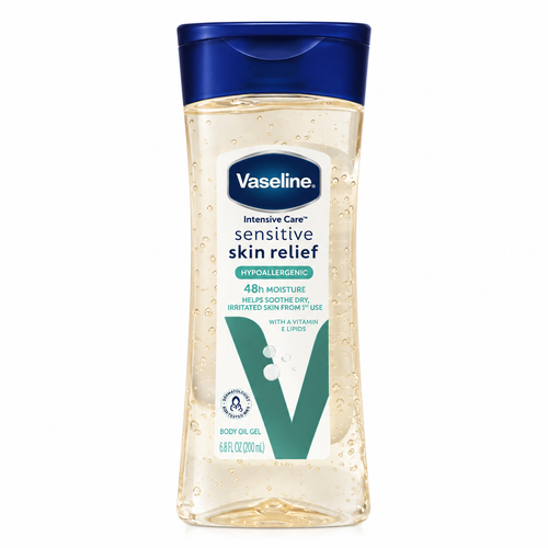 Vaseline Intensive Care Sensitive Skin Relief Body Oil Gel